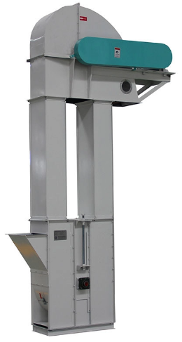 AOISUN   30tph Carbon Steel Vertical Bucket Conveyor Grain Elevator For Powder