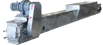 AOISUN  2mm Carbon Steel Scraper Grain Chain Conveyor For Material Transportation