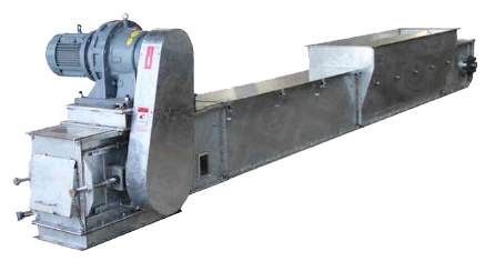 AOISUN  Scraper Bar 0.5M/S Grain Chain Conveyor TGSU U Shaped For Raw Material