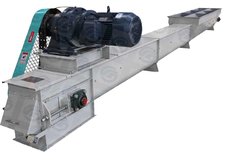 AOISUN  2.2kw To 10kw Grain Chain Conveyor 40T/H Belt Scraper Types